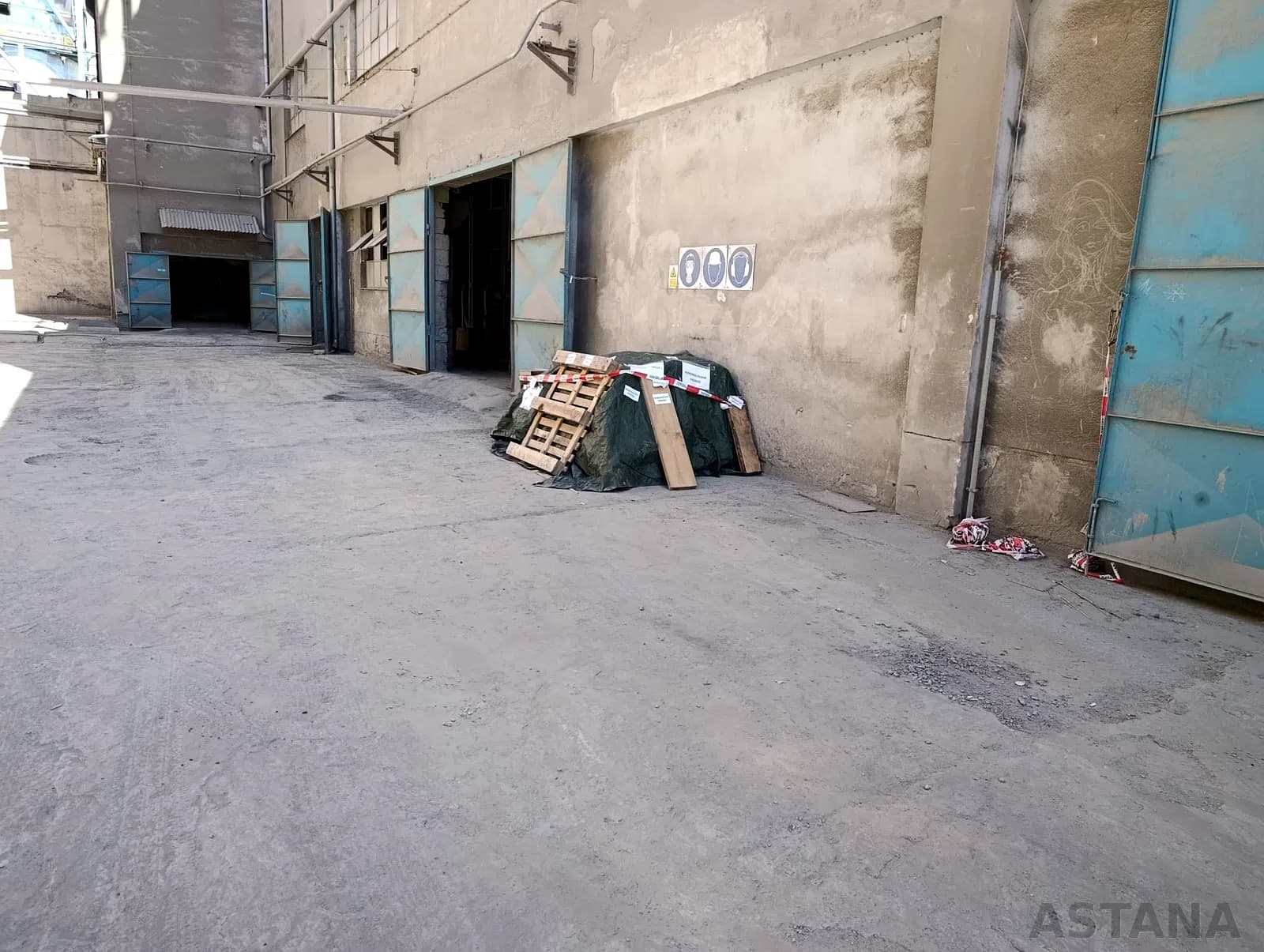 Azbestový materiál pripravený v kontrolovanom priestore